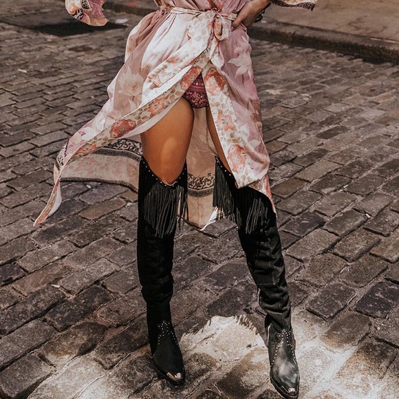 SPELL EVIE OVER THE KNEE BOOTS - Picture 4 of 7